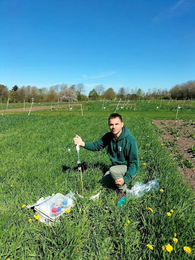 Dr. Fatjon Cela during his STSM at Aarhus University